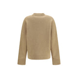 Ami Paris Beige Alpaca Vicugna Pacos Sweatshirt