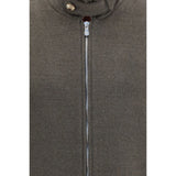 Brunello Cucinelli Gray Wool Oves Aries Full-Length Jacket