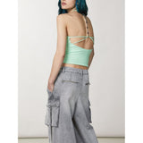 Patrizia Pepe Green Polyamide T-Shirt
