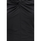 Nissa Black Polyester Bodysuit