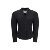 Nissa Black Polyester Jacket