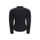 Nissa Black Polyester Jacket