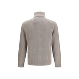Brunello Cucinelli Gray Wool Oves Aries Cardigan
