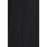 Nissa Black Polyester Casual Pants