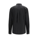 Sara Roka Black Cotton Dress Shirt