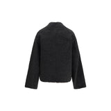 Loulou De Saison Black Alpaca Vicugna Pacos Jacket