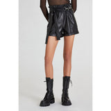 Patrizia Pepe Black Polyethylene Short And Mini Shorts