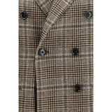 Lardini Brown Wool Oves Aries Blazer