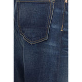 Tom Ford Blue Cotton Straight-Leg Jeans