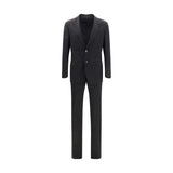 Giorgio Armani Black Wool Oves Aries Two-Piece Suit
