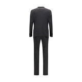 Giorgio Armani Black Wool Oves Aries Two-Piece Suit