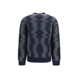 Piacenza Cashmere Blue Wool Oves Aries Sweatshirt