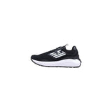 EA7 Emporio Armani Black And White Polyethylene Athletic Sneakers
