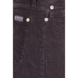 7FOR Brown Cotton Casual Pants