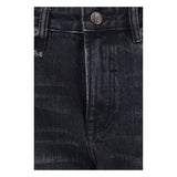 R13 Black Cotton Boyfriend Jeans