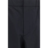 LAMINAR Black Nylon Casual Pants