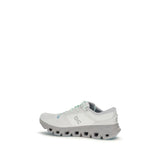 ON White Fabric Athletic Sneakers