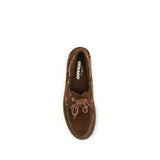 Sebago Brown Suede Leather Slip-On Loafers