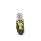 Fendi Bicolor Calf Leather Bos Taurus Low Top Sneakers