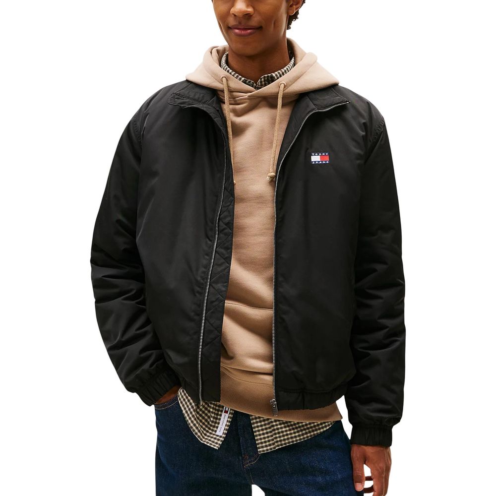 Tommy Hilfiger Jeans Black Recycled Polyester Jacket
