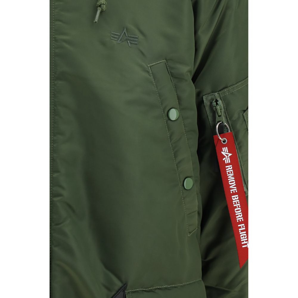 ALPHA INDUSTRIES Bicolor Nylon Full-Length Jacket