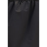 Prada Black Silk Midi Skirt
