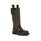 Fendi Bicolor Cotton Boots