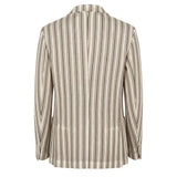 Roberto Pepe Luxury Beige Cotton Men Jacket