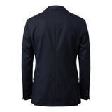 Roberto Pepe Luxury Blue Viscose Men Jacket