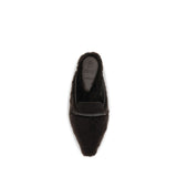 Brunello Cucinelli Brown Fur Ballet Flats