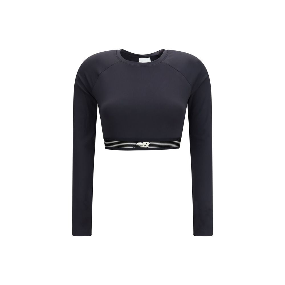New Balance Black Recycled Polyester Longsleeve Shirt