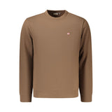 Napapijri Brown Cotton Men's Sweatshirt