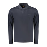 Hugo Boss Blue Cotton Polo Shirt