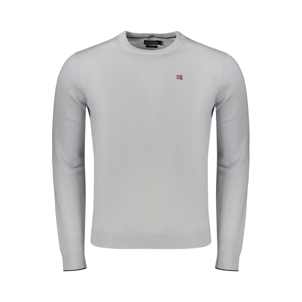 Napapijri Gray Wool Men's Sweater