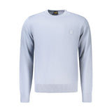 Hugo Boss Blue Cotton Sweatshirt