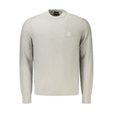 Hugo Boss Gray Cotton Men's Pullover