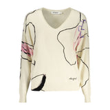 Desigual White Viscose Women's Sweater
