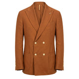 Roberto Pepe Luxury Brown Linen Men's Jacket
