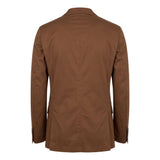 Roberto Pepe Luxury Brown Cotton Men's Jacket