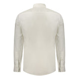 Hugo Boss White Cotton Men's Shirt