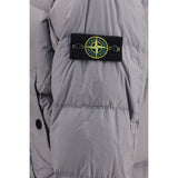 Stone Island Gray Polyamide Full-Length Jacket
