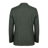 Roberto Pepe Luxury Green Wool Men Jacket