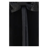 Self-Portrait Black Polyester Casual Dress