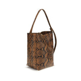 Benedetta Bruzziches Brown Calf Leather Bos Taurus Backet Bag
