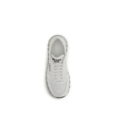 Prada White Recycled Polyamide Athletic Sneakers