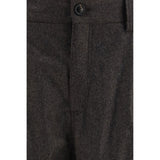 Brunello Cucinelli Brown Wool Oves Aries Cargo Pants