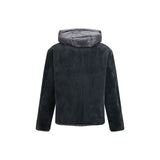 Moose Knuckles Gray Nylon Shell Jacket
