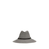 Brunello Cucinelli Gray Eco Fabric Fedora