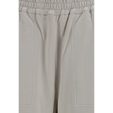 Brunello Cucinelli Beige Cotton Casual Pants