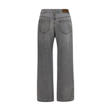 Brunello Cucinelli Gray Cotton Jeans Denim